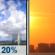 Wednesday: Slight Chance Showers And Thunderstorms then Mostly Sunny